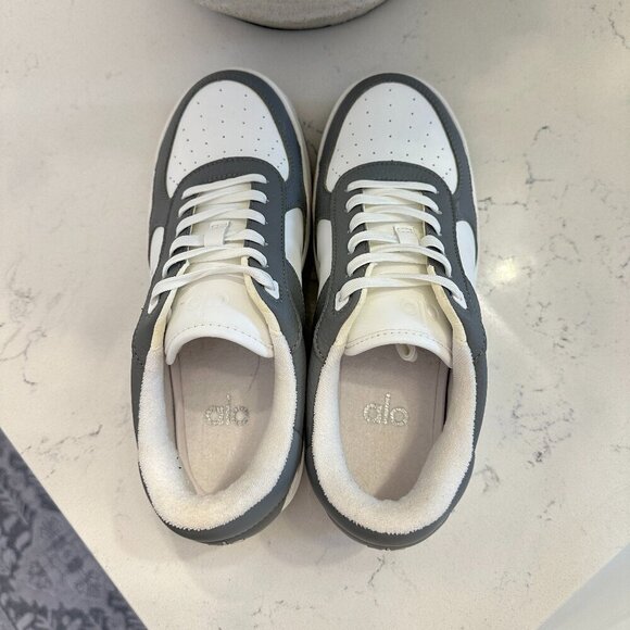 ALO YOGA Recovery Mode Sneaker in Grey/White Size US 7.5 - Picture 4 of 10